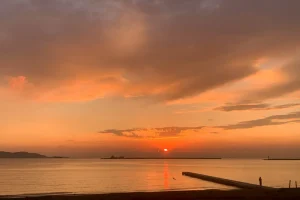 那古桟橋の夕暮れ